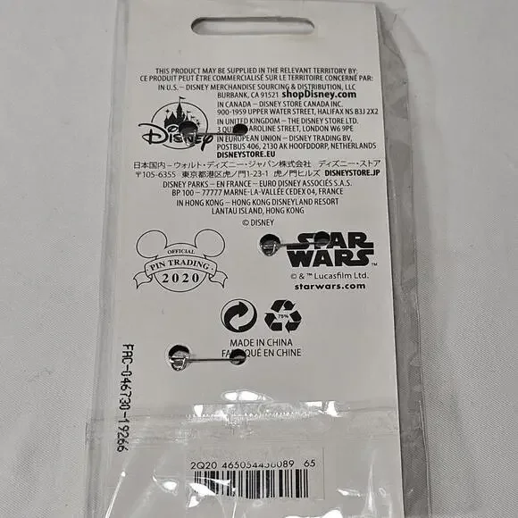 Disney Star Wars Buttons Set Of 3 Collectible Pin Button Vader BB-8 Death Star - Picture 2 of 3